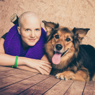 Krebserkrankung Fotoshootings mit Hund